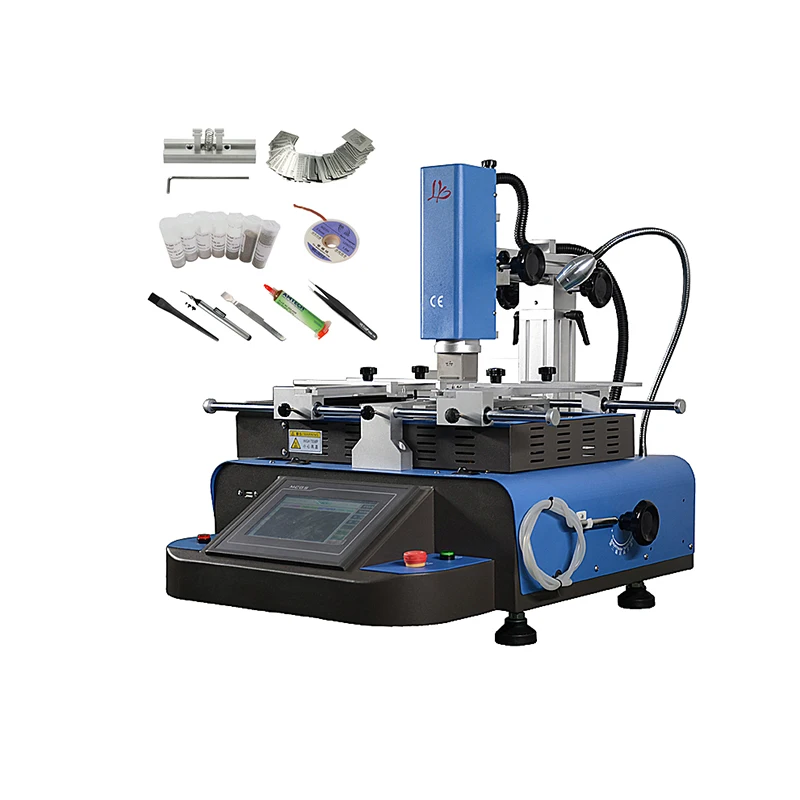 PLC Control LY G580 Semi-automatic hot air Infrared Heating BGA Rework Station for Laptops Game PCB board repair 220V 4700W
PLC Control LY G580 Semi-automatic hot air Infrared Heating BGA Rework Station for Laptops Game PCB board repair 220V 4700W