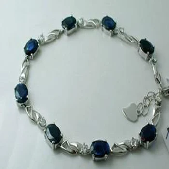 Qi Xuan_Free Shipping Dark Blue Stone Elegant Bracelets_S925 Solid Silver Fashion Bracelets_Manufacturer Directly Sales
Qi Xuan_Free Shipping Dark Blue Stone Elegant Bracelets_S925 Solid Silver Fashion Bracelets_Manufacturer Directly Sales
