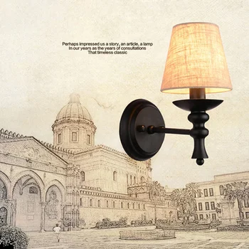 Modern Single Head Living Room Bedside Wall Lamp Cloth Shade Aisle Bedroom Hotel Guest Room Wall Sconce
Modern Single Head Living Room Bedside Wall Lamp Cloth Shade Aisle Bedroom Hotel Guest Room Wall Sconce