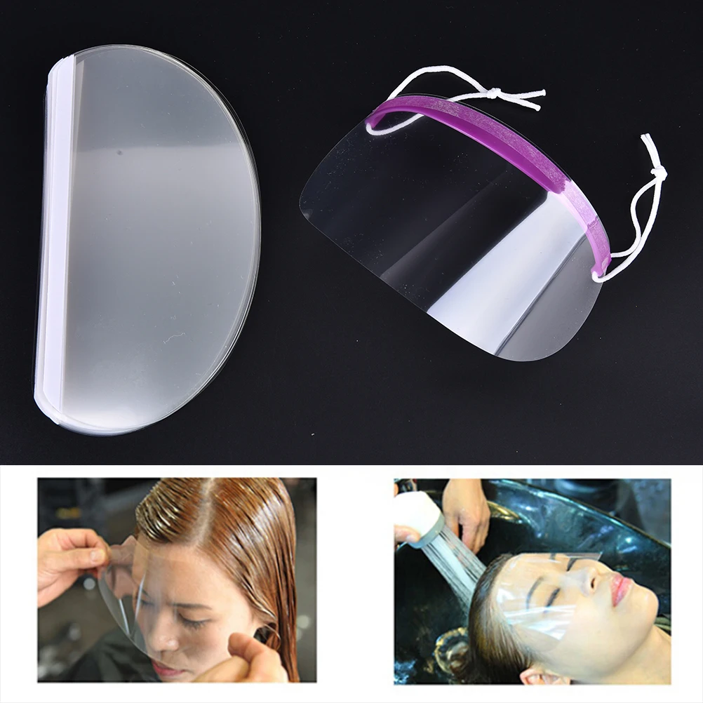 Face And Forehead Protecting Transparent Shield Coloring Disposable Face Shield Hair Cutting Hairspray Face Masks
Face And Forehead Protecting Transparent Shield Coloring Disposable Face Shield Hair Cutting Hairspray Face Masks