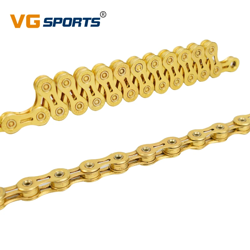 VG sports Original 10 speed Chains MTB 116L Cycle Half/Full hollow Chain 10S gold Mountain Road bike silver Bicycle Chain Parts
VG sports Original 10 speed Chains MTB 116L Cycle Half/Full hollow Chain 10S gold Mountain Road bike silver Bicycle Chain Parts
