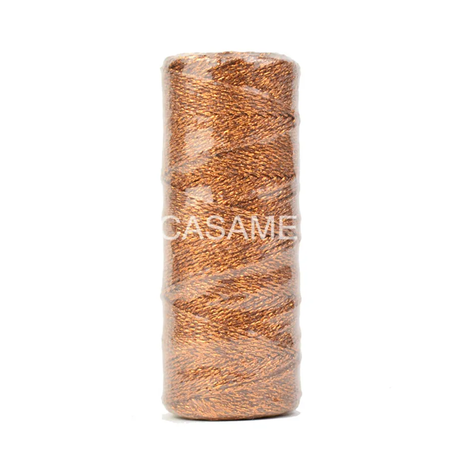 Metallic 2pcs 12ply golden Gold Silver Twine Rope Baker Twines for Craft Gift Packing spools
Metallic 2pcs 12ply golden Gold Silver Twine Rope Baker Twines for Craft Gift Packing spools
