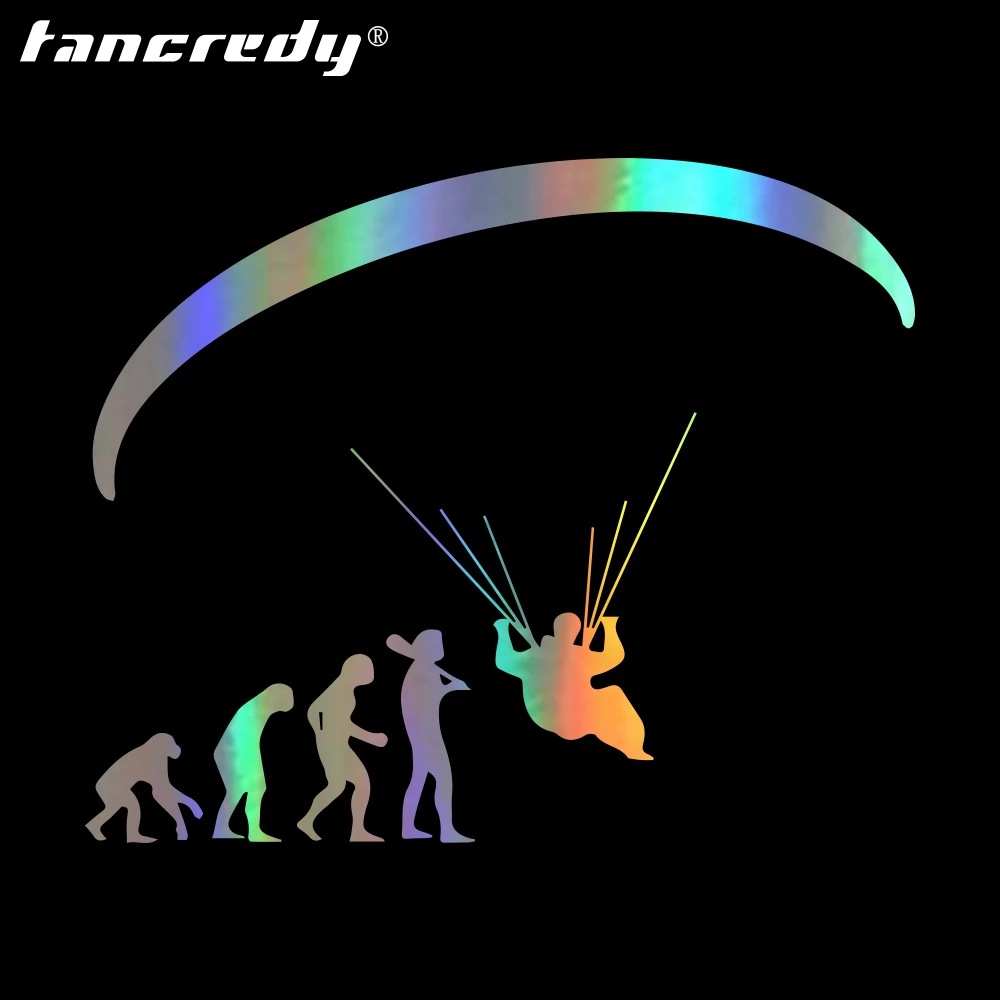 Tancredy Human Evolution Paraglid 3D Car Bumper Stickers and Decals Car Styling Decoration Door Body Window Motorcycle sticker
Tancredy Human Evolution Paraglid 3D Car Bumper Stickers and Decals Car Styling Decoration Door Body Window Motorcycle sticker