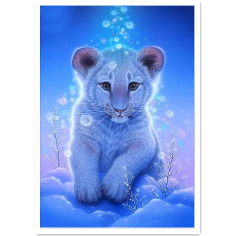 DIY Diamond Embroidery Landscape Animal White Tiger Cross Stitch diamond painting Christmas gift
DIY Diamond Embroidery Landscape Animal White Tiger Cross Stitch diamond painting Christmas gift