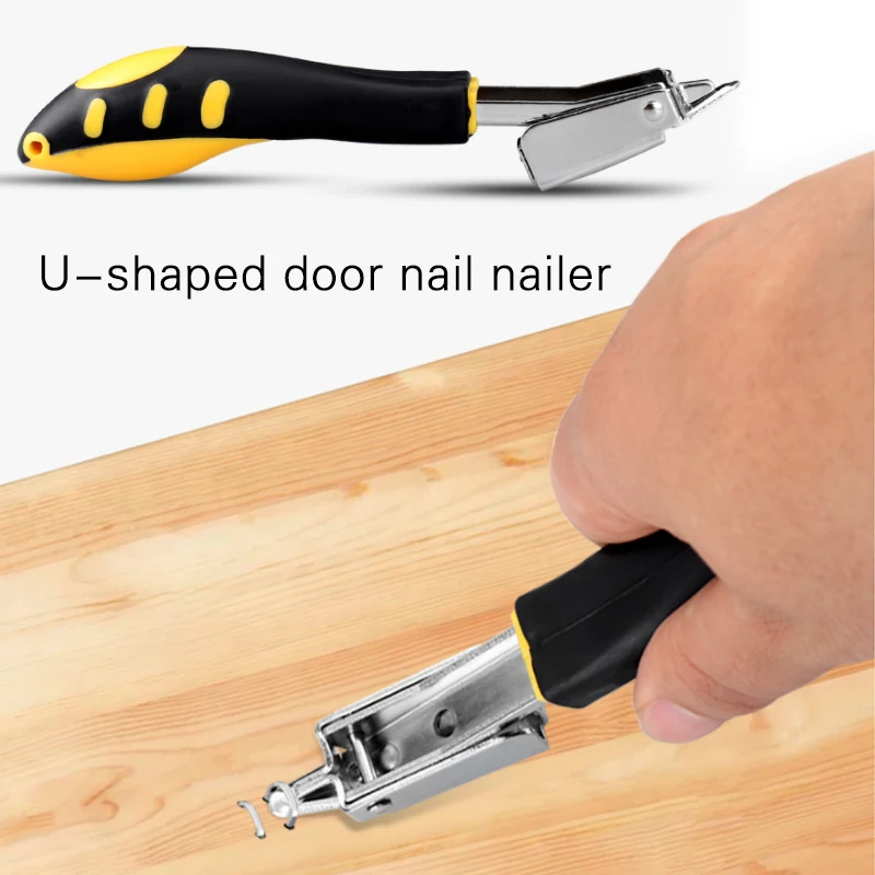 2019 Black Yellow Nailers Rivet Tool Durable Carpentry Staple Remover for Home Improvement Drop Shipping | Инструменты