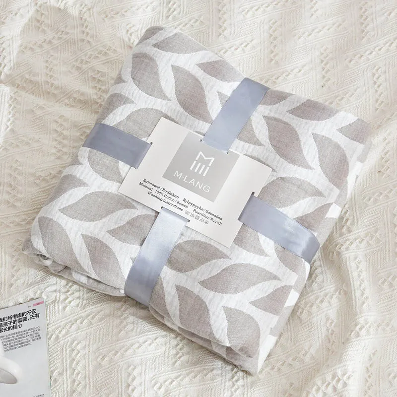 Cotton 3 Layers Cozy Lightweight Muslin Throw Blanket for Sofa Bed Office Nap Travel Summer Bedding Coverlet for Kids Adult
Cotton 3 Layers Cozy Lightweight Muslin Throw Blanket for Sofa Bed Office Nap Travel Summer Bedding Coverlet for Kids Adult