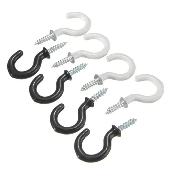 MTGATHER 25Pcs Cup Hooks Screws Plant Picture Hanger Key Jewelry Holder Screw In Hook Plastic And Iron For Hanging New Arrival
MTGATHER 25Pcs Cup Hooks Screws Plant Picture Hanger Key Jewelry Holder Screw In Hook Plastic And Iron For Hanging New Arrival