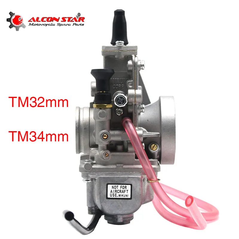 Alconstar MIKUNI TM32 TM34 Carburetor For Motorcycle 4T Stroke Racing Flat Slide Carb YBR 125 CR250 Pit Bike With Power Jet
Alconstar MIKUNI TM32 TM34 Carburetor For Motorcycle 4T Stroke Racing Flat Slide Carb YBR 125 CR250 Pit Bike With Power Jet