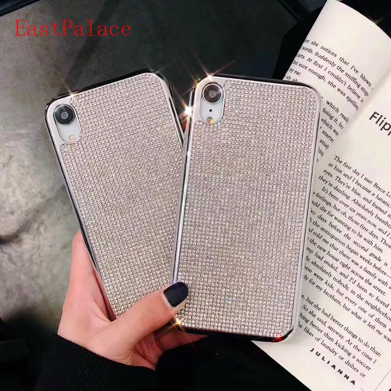 Luxury Designer Diamond Case for IPhone XS Max XR X 8 7 6S 6 Plus 7plus 8plus Rhinestone Glitter Silver Bumper Phone Cover 50pcs
Luxury Designer Diamond Case for IPhone XS Max XR X 8 7 6S 6 Plus 7plus 8plus Rhinestone Glitter Silver Bumper Phone Cover 50pcs