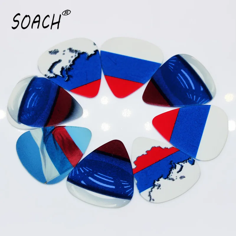 SOACH 10PCS 0.71mm Flag of Russia two side design guitar accessories pick guitar picks Guitar Accessories for ukulele
SOACH 10PCS 0.71mm Flag of Russia two side design guitar accessories pick guitar picks Guitar Accessories for ukulele