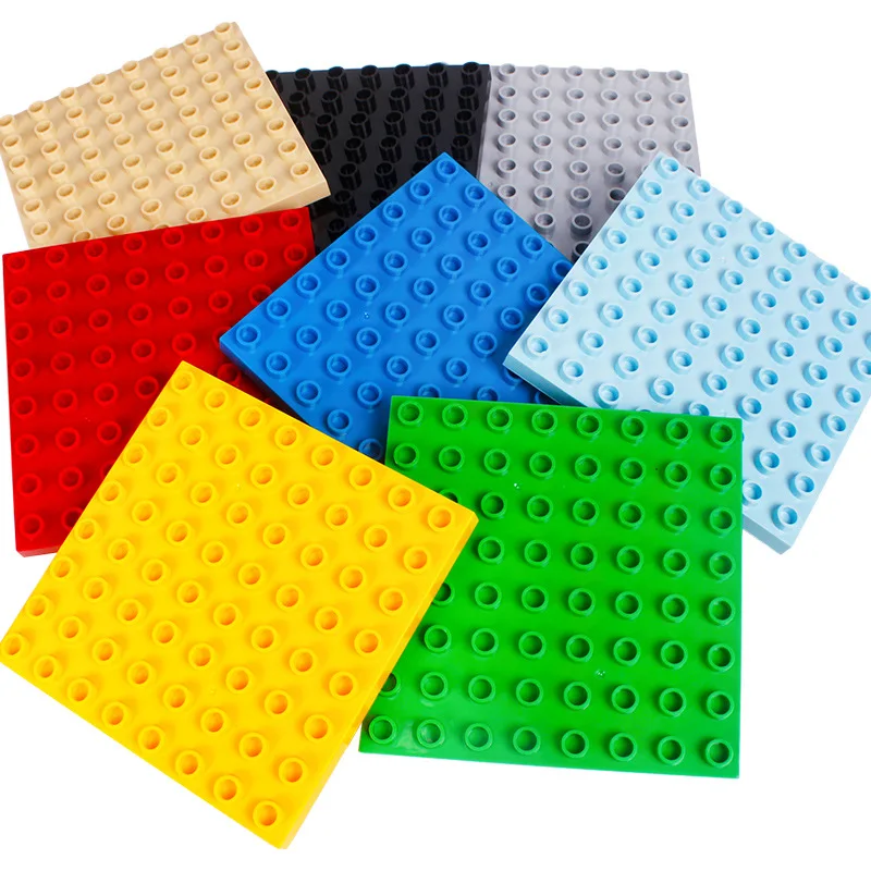 New Big Particle Diy Building Blocks Base Plate Compatible With Duploed Baseplate Bricks Accessories Kids Gift Toys For Children
New Big Particle Diy Building Blocks Base Plate Compatible With Duploed Baseplate Bricks Accessories Kids Gift Toys For Children