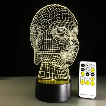 New Year Gift Remote Touch Buddha 3D LED Lamp Power Bank Usb Led Lamp Mini Led Light Battery Powered Acrylic Night Light 7 Color
New Year Gift Remote Touch Buddha 3D LED Lamp Power Bank Usb Led Lamp Mini Led Light Battery Powered Acrylic Night Light 7 Color