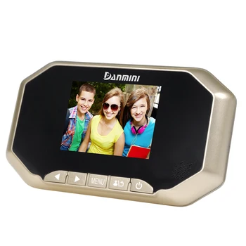 DAMINI 3.0" Door Camera LCD Peephole Viewer PIR Motion Detection Digital Doorbell Door Eye Video Record Night Vision 160 degrees
DAMINI 3.0" Door Camera LCD Peephole Viewer PIR Motion Detection Digital Doorbell Door Eye Video Record Night Vision 160 degrees