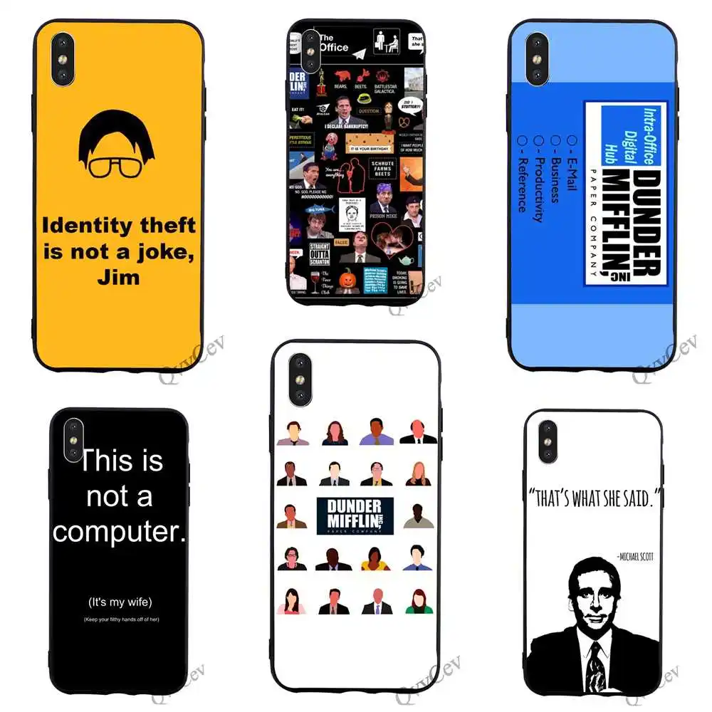 Colorful Dunder Mifflin Phone Cover for iPhone XR Case Xs Max X 6 6S 8 Plus 7 5S 5 SE Backshell
Colorful Dunder Mifflin Phone Cover for iPhone XR Case Xs Max X 6 6S 8 Plus 7 5S 5 SE Backshell