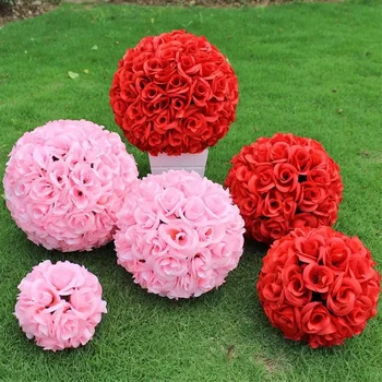 16 Inch 40 cm Wedding silk Pomander Kissing Ball flower ball decorate artificial flower for wedding garden market decoration
16 Inch 40 cm Wedding silk Pomander Kissing Ball flower ball decorate artificial flower for wedding garden market decoration
