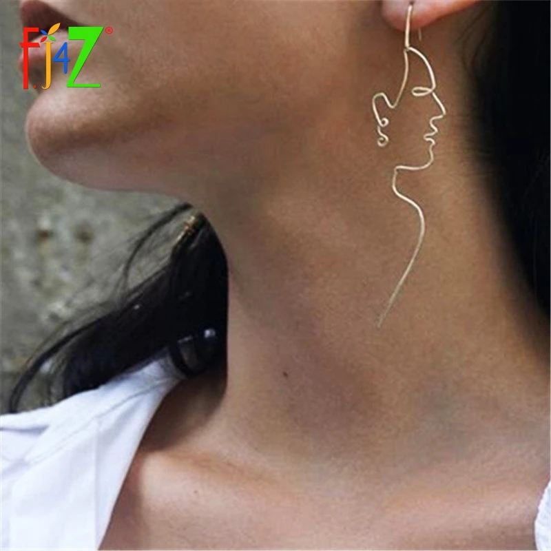 F.J4Z New Hot Personality Fashion Party Show Golden/silver/ Black Iinteresting Women Face Expression Dangle Earrings For Ladies
F.J4Z New Hot Personality Fashion Party Show Golden/silver/ Black Iinteresting Women Face Expression Dangle Earrings For Ladies