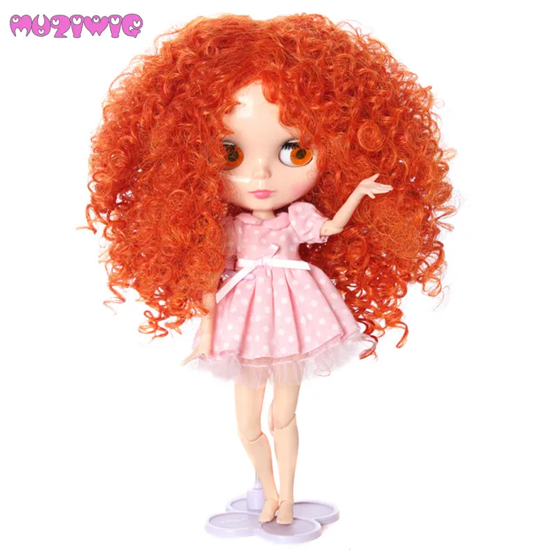 MUZIWIG Heat Resistant Synthetic Orange Long Afro Wavy Doll Wig hair for Bly the Dolls Accessories
MUZIWIG Heat Resistant Synthetic Orange Long Afro Wavy Doll Wig hair for Bly the Dolls Accessories