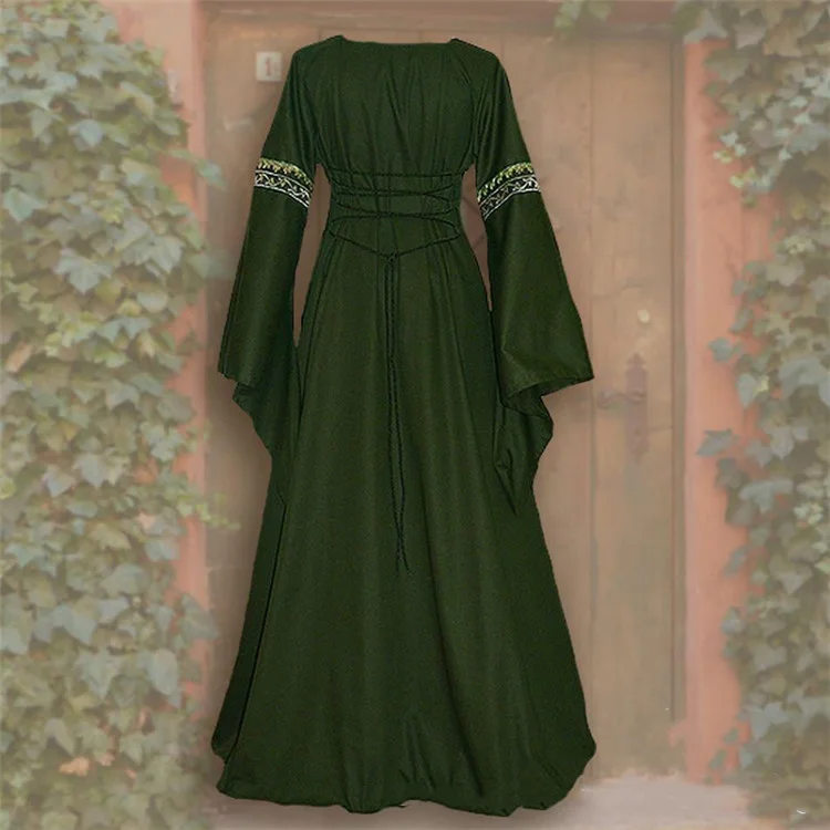 Gothic Medieval Dress Cosplay Carnival Halloween Costume for Women Retro Vestidos Court Long Robe Noble Princess Palace Party Gothic Medieval Dress Cosplay Carnival Halloween Costume for Women Retro Vestidos Court Long Robe Noble Princess Palace Party