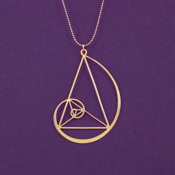 Wholesale Golden spiral with golden triangle necklace Fibonacci pendant golden ratio free ship 12pcs/lot
Wholesale Golden spiral with golden triangle necklace Fibonacci pendant golden ratio free ship 12pcs/lot