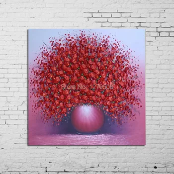100%Handpainted Modern Art Red Pot Flower Oil Painting On Canvas Wall Pictures For Room Decor Beautiful Painting Hang Craft
100%Handpainted Modern Art Red Pot Flower Oil Painting On Canvas Wall Pictures For Room Decor Beautiful Painting Hang Craft
