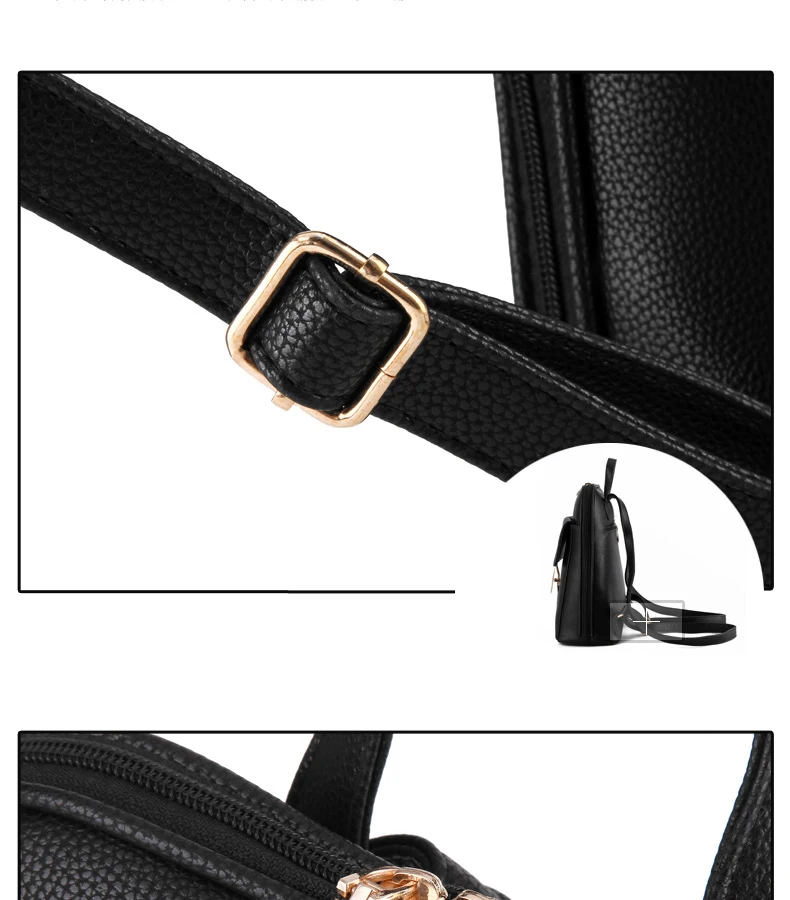 Minimalist Gold Lock Back Pack*