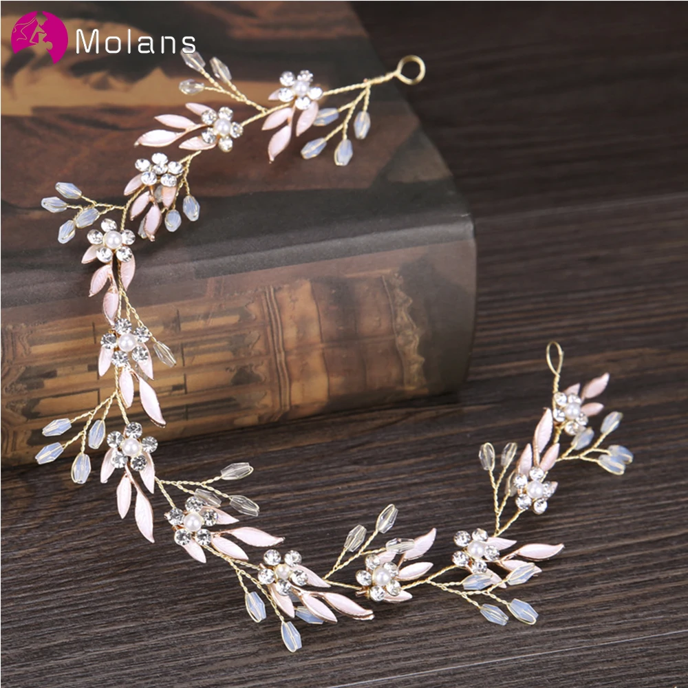 MOLANS Lovely Small Flower Crown Bridal Wedding Hair Accessories Elegant Pearls Female Alloy Wreath Lengthened Floral Garlands
MOLANS Lovely Small Flower Crown Bridal Wedding Hair Accessories Elegant Pearls Female Alloy Wreath Lengthened Floral Garlands