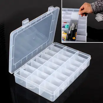 24 Compartments Ornaments Jewelry Storage Box Plastic Adjustable Jewelry Small Things Sub-boxes Organizer Box Container
24 Compartments Ornaments Jewelry Storage Box Plastic Adjustable Jewelry Small Things Sub-boxes Organizer Box Container
