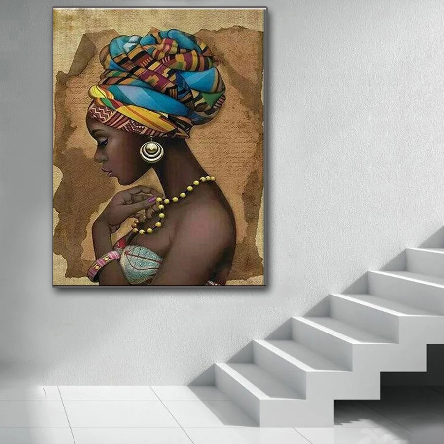 Diamond Embroidery African woman beauty DIY 5D Diamond Painting 3d Cross Stitch kits Needlework Full Rhinestones Home Decoration
Diamond Embroidery African woman beauty DIY 5D Diamond Painting 3d Cross Stitch kits Needlework Full Rhinestones Home Decoration