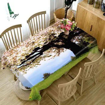 Customizable 3D Tablecloth Romantic Cherry Tree Pattern Washable Cloth Thicken Rectangular and Round Table Cloth for Wedding
Customizable 3D Tablecloth Romantic Cherry Tree Pattern Washable Cloth Thicken Rectangular and Round Table Cloth for Wedding