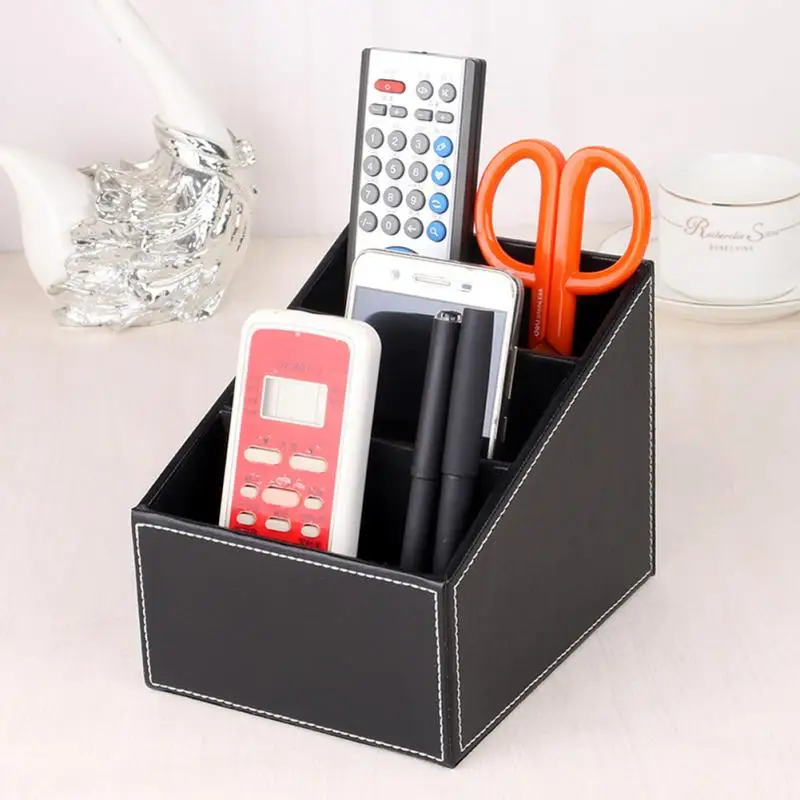 Household Phone And TV Remote Control Leather Storage Box Desk Organizer Holder Home Office Storage Case
Household Phone And TV Remote Control Leather Storage Box Desk Organizer Holder Home Office Storage Case