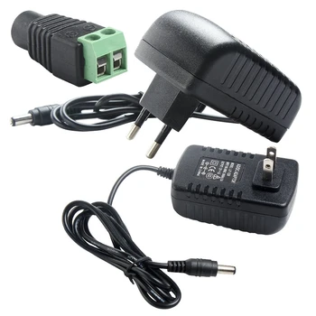 High Quality AC100-240V To DC 12V 2A Power Supply Converter LED Power Adapter EU/US Plug Transformer +Female for LED Strip Light
High Quality AC100-240V To DC 12V 2A Power Supply Converter LED Power Adapter EU/US Plug Transformer +Female for LED Strip Light