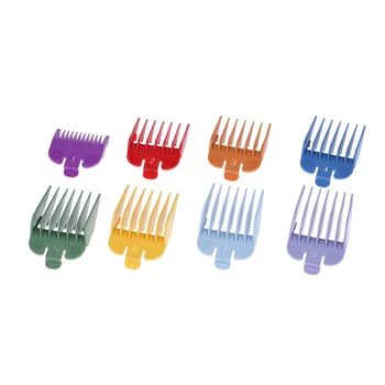 8 Sizes Hair Clipper Limit Comb Guide Attachment Set Colorful Electric Hair Trimmer Limit Comb Clipper Hair Styling Accessory
8 Sizes Hair Clipper Limit Comb Guide Attachment Set Colorful Electric Hair Trimmer Limit Comb Clipper Hair Styling Accessory