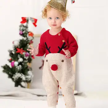 Baby Rompers Autumn Kids Cartoon Fawn Boy Girl Knitted Sweaters Toddler Winter Long Sleeve Clothing Infant Jumpsuit Unisex 6-24M
Baby Rompers Autumn Kids Cartoon Fawn Boy Girl Knitted Sweaters Toddler Winter Long Sleeve Clothing Infant Jumpsuit Unisex 6-24M