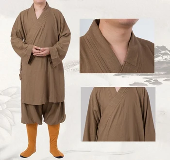 unisex high-grade cotton&linen Buddhist shaolin monk lay robe arhat uniforms meditation clothing zen lay martial arts suits
unisex high-grade cotton&linen Buddhist shaolin monk lay robe arhat uniforms meditation clothing zen lay martial arts suits