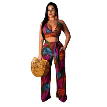 Spring Summer Women Two Piece Set Top and Pants Plus Size Outfits Tracksuit Sweatsuit Floral Print Bandage Sexy Sets
Spring Summer Women Two Piece Set Top and Pants Plus Size Outfits Tracksuit Sweatsuit Floral Print Bandage Sexy Sets