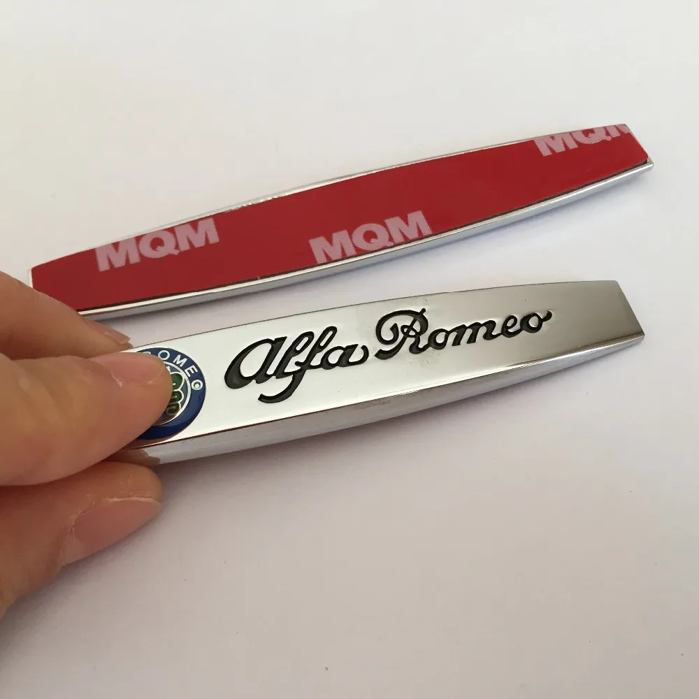 2pcs Alfa Romeo Car Fender side Emblem Badge Decal rear trunk Sticker styling for Mito Gt 147 159 146 166
2pcs Alfa Romeo Car Fender side Emblem Badge Decal rear trunk Sticker styling for Mito Gt 147 159 146 166