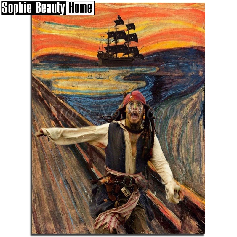 Diy 5d Diamond Mosaic Full Drill Diamond Painting Cross Stitch Pirate Jack & Sailboat Diamond Embroidery kits Needlework 189037
Diy 5d Diamond Mosaic Full Drill Diamond Painting Cross Stitch Pirate Jack & Sailboat Diamond Embroidery kits Needlework 189037
