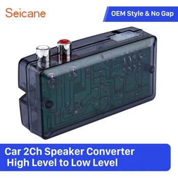 Seicane Car 2Ch High Level to Low Level Speaker Box Amplifier Adjustable Impedance Converter
Seicane Car 2Ch High Level to Low Level Speaker Box Amplifier Adjustable Impedance Converter
