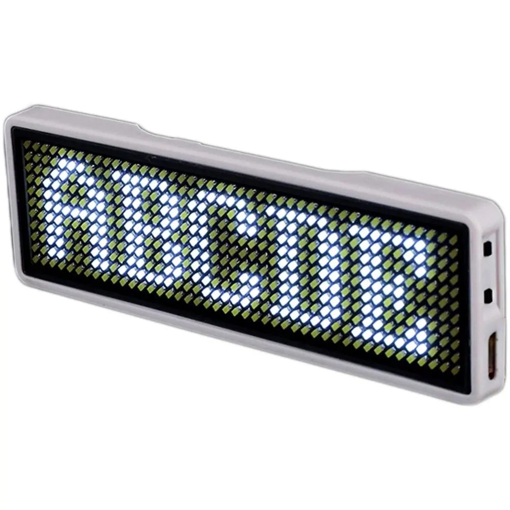 Blueteeth LED Name Neon SignTag Business Card Screen Digital Rechargeable ID for Restaurant Shop Office App Control Board 11*44
Blueteeth LED Name Neon SignTag Business Card Screen Digital Rechargeable ID for Restaurant Shop Office App Control Board 11*44