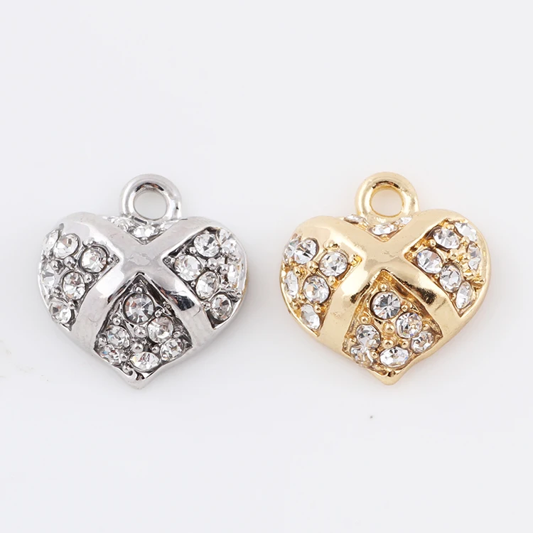 Newest 20Pcs Alloy Metal Rhinestone Silver Gold Heart Charms Pendant Handmade Jewelry Accessories
Newest 20Pcs Alloy Metal Rhinestone Silver Gold Heart Charms Pendant Handmade Jewelry Accessories