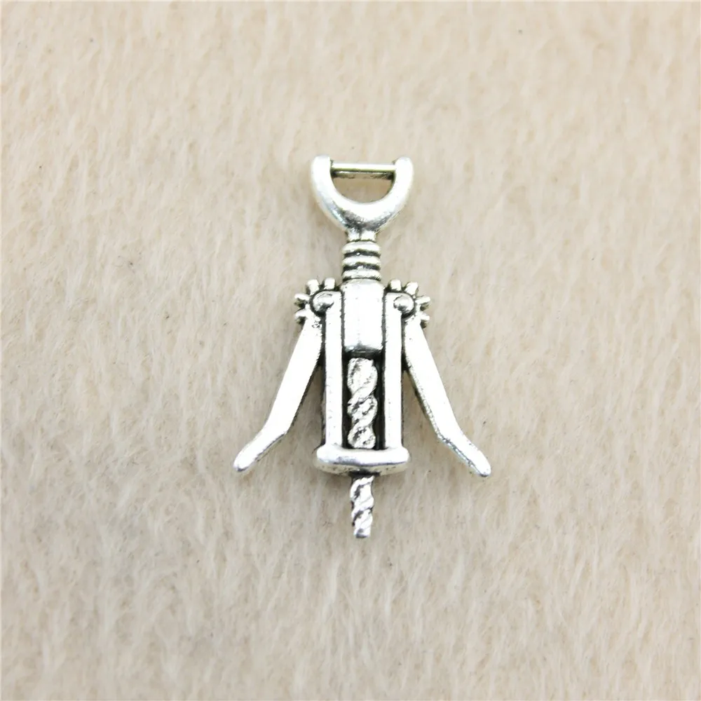 42pcs/lot 26*17mm ancient silver Wine Opener charm Pendants DIY jewelry for bracelet necklace earring
42pcs/lot 26*17mm ancient silver Wine Opener charm Pendants DIY jewelry for bracelet necklace earring