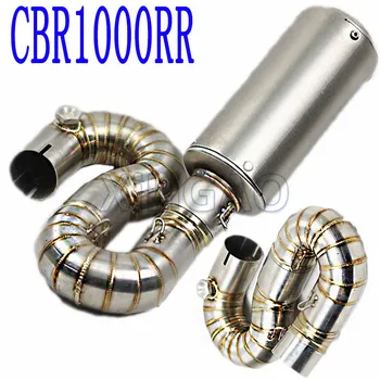 Motorcycle For HONDA CBR1000RR Full System Exhaust Titanium Alloy Mid Link Pipe Muffler 2008 2009 2010 2011 2012 2013 2014 AK101
Motorcycle For HONDA CBR1000RR Full System Exhaust Titanium Alloy Mid Link Pipe Muffler 2008 2009 2010 2011 2012 2013 2014 AK101