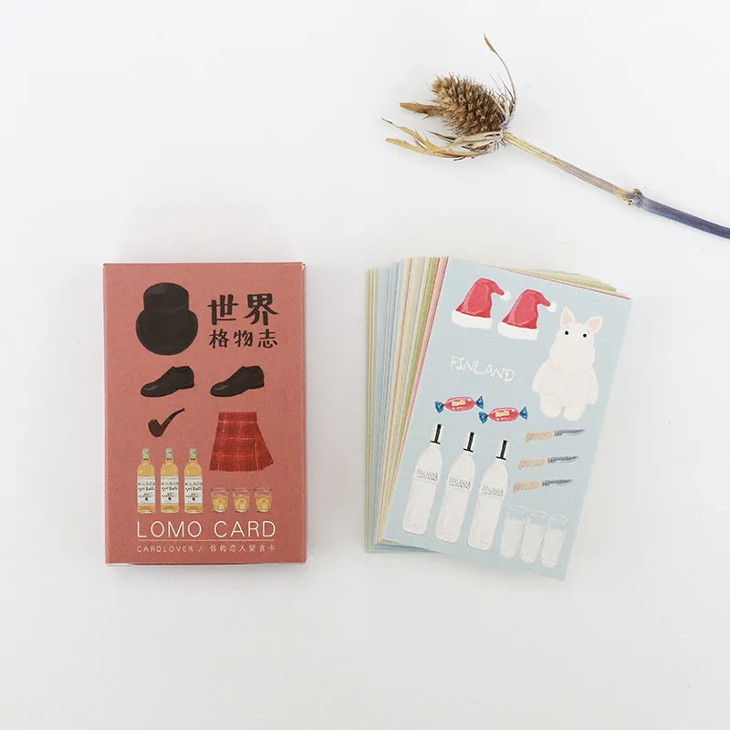 28 sheets/Set Good things in the world Mini Lomo Postcard /Greeting Card/Birthday Letter Envelope Gift Card Message Card
28 sheets/Set Good things in the world Mini Lomo Postcard /Greeting Card/Birthday Letter Envelope Gift Card Message Card