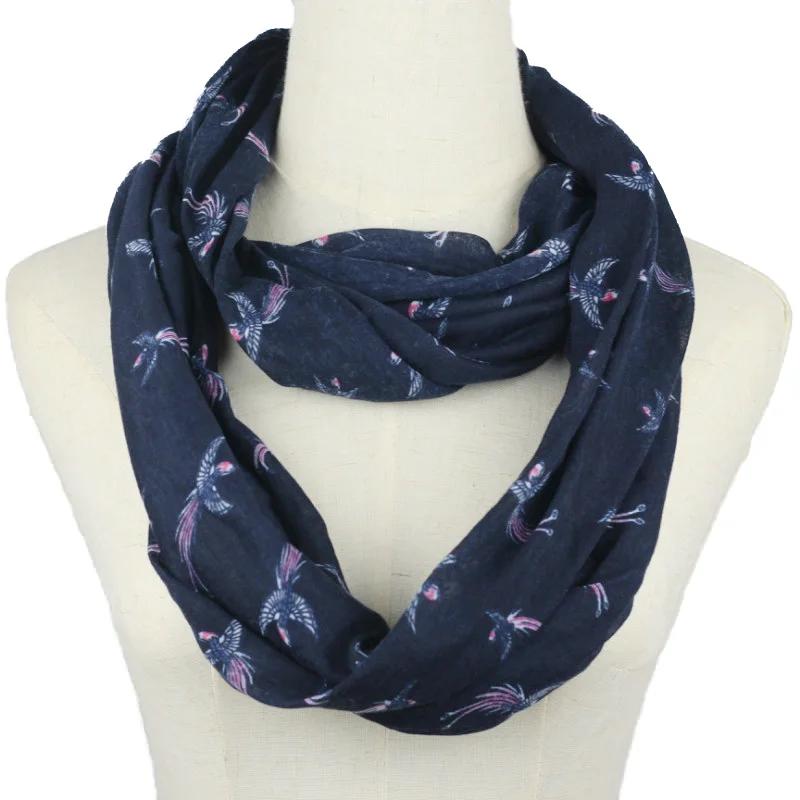 2019 Brand New Fashion Women Ring Loop Scarves Birds Print snood Neck Scarf Lady Soft Infinity Scarf
2019 Brand New Fashion Women Ring Loop Scarves Birds Print snood Neck Scarf Lady Soft Infinity Scarf