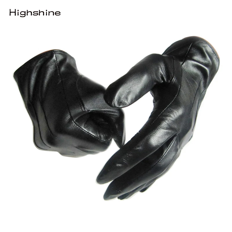 Men's Genuine Leather Gloves Real Sheepskin Black Touch Screen Gloves Fashion Brand Winter Warm Mittens New
Men's Genuine Leather Gloves Real Sheepskin Black Touch Screen Gloves Fashion Brand Winter Warm Mittens New