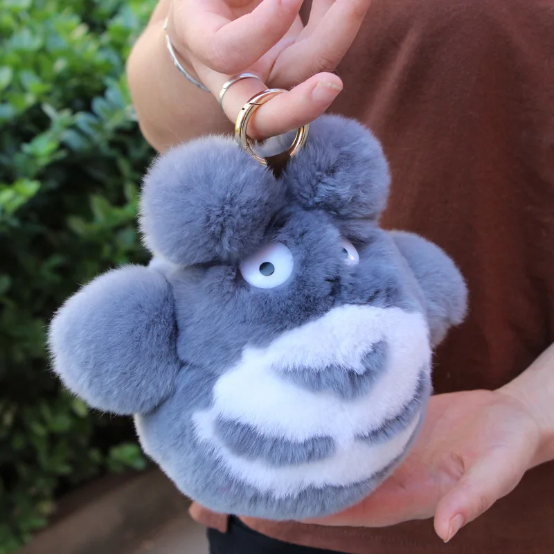 2017 new trinket rabbit fur pompom keychain bunny keychains on bag Totoro Keychain fur pom pom charms for bags anime
2017 new trinket rabbit fur pompom keychain bunny keychains on bag Totoro Keychain fur pom pom charms for bags anime