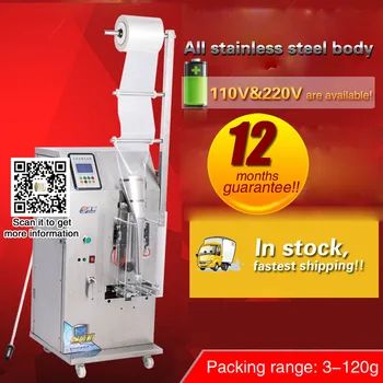 Form fill and seal machine bag filling machine and packing machine for commerical use. free shipping 110v 200v
Form fill and seal machine bag filling machine and packing machine for commerical use. free shipping 110v 200v