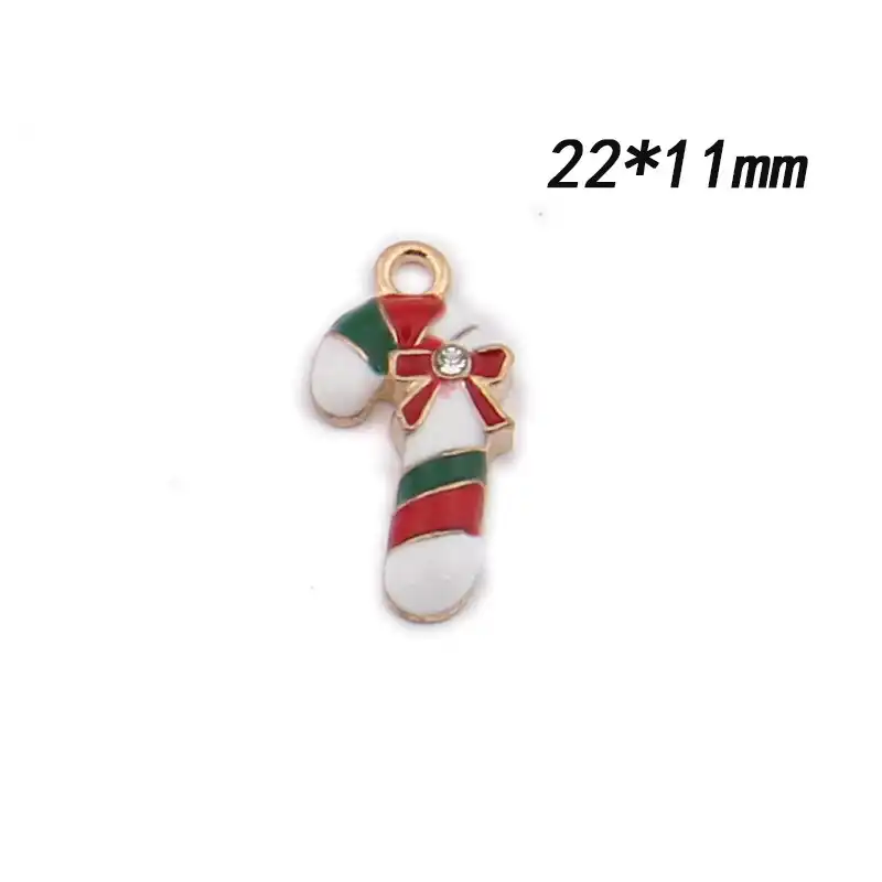 christmas series gloves candy dangle charms necklace earrings