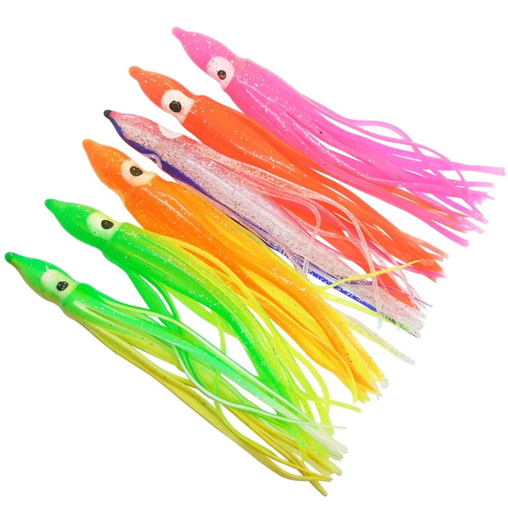 20 pieces Rubber Squid Skirts 5cm 9cm 11cm Octopus Soft Fishing Lures Tuna Sailfish Catfish Baits
20 pieces Rubber Squid Skirts 5cm 9cm 11cm Octopus Soft Fishing Lures Tuna Sailfish Catfish Baits