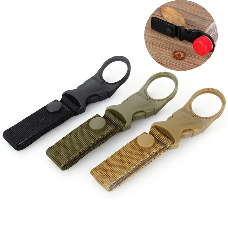 Outdoor Tactical Nylon Webbing Water Bottle Hang Buckle EDC Multi-function Carabiner Portable Keychain Webbing Strap For Hiking
Outdoor Tactical Nylon Webbing Water Bottle Hang Buckle EDC Multi-function Carabiner Portable Keychain Webbing Strap For Hiking
